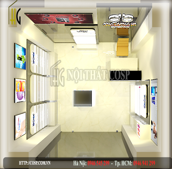 Thiết kế shop người lớn 16m2